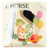 8Pcs Closet Closet (0-24 R HORSE Safari Baby Dividers, Double Sided Nursery Hanger Dividers Wood Baby Size Organizers
