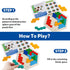 Skrtuan Wooden Blocks Puzzle for Kid Adults Brain Teaser Hexagon Puzzles Games Toy Shape Pattern Block Tangram Geometry