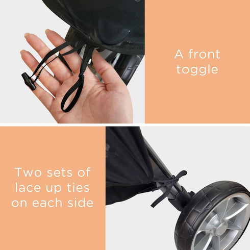 Summer Baby Stroller Sun Shade Cover | Stroller Shade Extender for Sun | Canopy Extender with Full Coverage | Universal