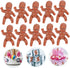 30pcs Baby Full Moon Mini Baby Dolls for Newborns Small Plastic Baby Figurines