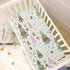 Jihqo Pack 39" 27" Cartoon Christmas Tree Crib Sheets for Boys Girls N Play Sheet Soft Breathable Mini Crib Sheets x