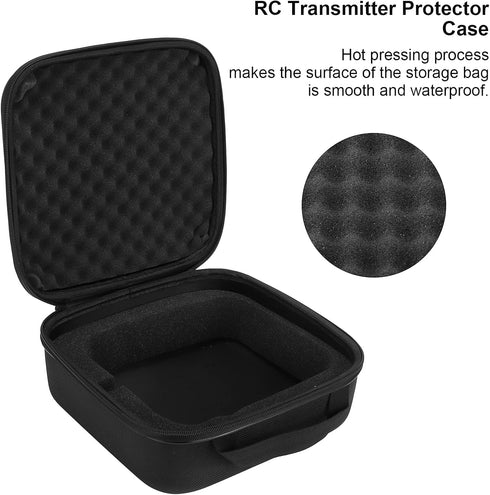 Carrying Bag for RC Controller - Waterproof Transmitter Case for Outdoor Transportation of FPV Airplane Equipment
