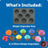 Learning Resources Smart Snacks Shape Sorting Cupcakes - Toddler Girl and Boys Toys, Play Food, Toy Kitchen Accesories