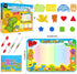 Kids Toys Water Doodle Mat, Dinosaur Painting Coloring Pad for Toddlers 1-3, Aqua Magic Drawing Board for Gifts