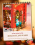 Decor,3D DIY Book Nook Kit,Miniature Dollhouse Kit,Booknook Bookshelf Insert Wooden Puzzles with LED,Easter Halloween
