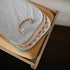Set 3 mushie Water Repellent Changing Pad Liners | Made with Organic Cotton | of (Natural Check Combo)
