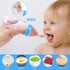 Food Feeder Baby Fruit Pacifier (3 Pcs) with 6 Different Sized Silicone Pacifiers, 90ML Spoons Clip, Infant Teething