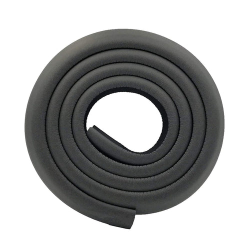 M2cbridge Extra Thick L Shape Foam Baby Safety Bumper Guard Table Edge Protectors 6.5 Ft (Black)