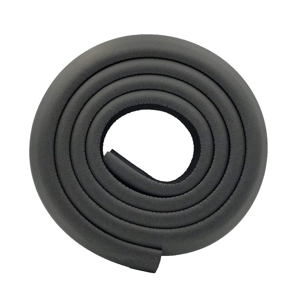 M2cbridge Extra Thick L Shape Foam Baby Safety Bumper Guard Table Edge Protectors 6.5 Ft (Black)
