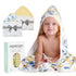 Momcozy Hooded Baby Towel, 2 Pack Baby Bath Towel Set with Large