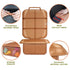600D (Tan-1 Meolsaek Car Seat Protector for Child Car Seat, Durable Fabric Waterproof Car Seat Cover with Thick Pad