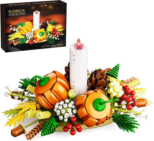 Botanical Collection Flower Centerpiece Building Sets for Adults and Kids Holiday Decoration