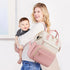 Backpack, Backpack LOVEVOOK Diaper Bag Baby Bag with Changing Station, Large Diaper for Moms Dads, Waterproof Leather