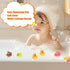 30 LINICE Pcs Rubber Ducks, Random Assortment Ducks Bulk, Mini Rubber Duckies for Toddler Baby Bath Toys, Kids Bath