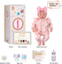 20 Inch 3+ BABESIDE Lifelike Reborn Baby Dolls Girl - Realistic Newborn Baby Doll with Poseable Body, Real Life Baby
