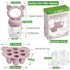 JEXFUN Silicone Breastmilk Popsicle Freezer Molds & Baby Fruit Food Feeder Pacifier, Baby Food Storage Containers