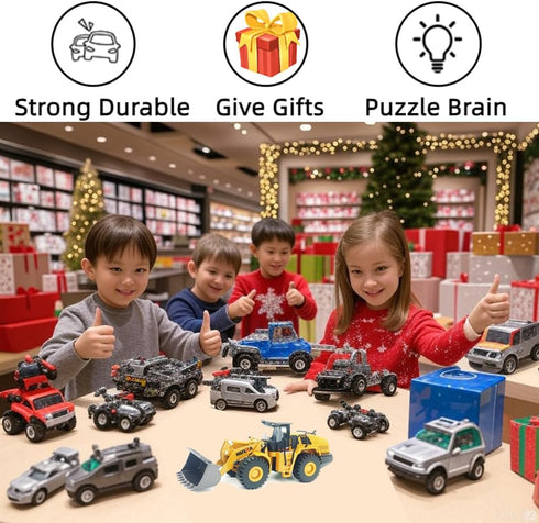 Bulldozer Toys for Boys Heavy-Duty Metal Loader Vehicle Sand/Beach Toy with Functional Arm and Bucket,Realistic Perfect