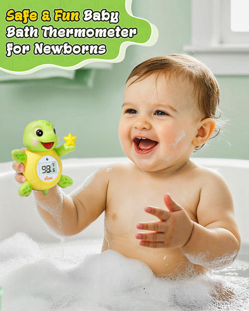 Baby Bath Thermometer, Digital Water Temperature Monitor for Newborns & Toddlers, Accurate Temperature Readings