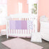 4 Pack Set EVERYDAY KIDS of Soft Receiving Baby Blanket for Girls; Purple Baby Swaddle Blankets with Butterfly