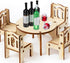 18Pcs Set NUOBESTY Mini Bottles Dollhouse Champagne Miniature Red Wine Bottle Mini Cocktail Glasses Drink Cups