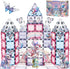 Unicorn Toys for Girls Age 4-6, Magnetic Tiles Frozen Toys, Building Blocks for Ages 3-8