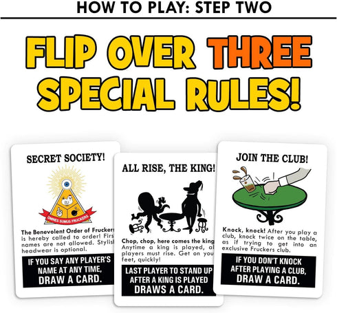 Oh Fruck! A Raucous Card Game - Combines Strategy with Special Rules That Change Every Time You Play