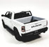 Kinsmart 2019 White Dodge Ram 1500 Pickup Truck - 1/46 O Scale Diecast Truck