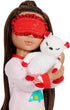 Glitter Girls 14-inch Doll Outfit - Christmas Doll Clothes, Festive Pajama Set with Slippers for 14-inch Dolls