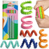 TIKWORK Sensory Fidget Toys for Kids Adults,6PCS Flexible Fidget Sticks for Stress Anxiety