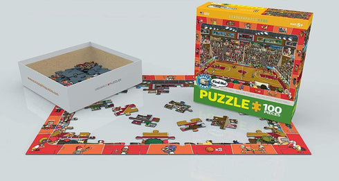 Basketball Spot and Find Puzzle, 100-Piece
