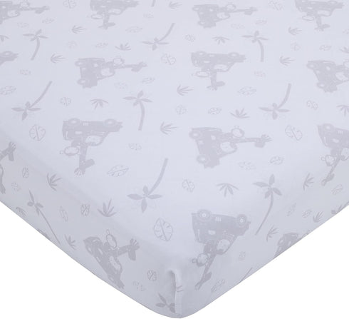 3 Set Little Love by NoJo Jungle Ride Grey, White and Brown, Monkey, Giraffe and Lion Piece Nursery Mini Crib Bedding