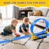 15Ft 4 1:64 4M 3 4 5 6 Flexible Race Track for Kids - Car Track with Vehicle in Scale, DIY Car Ramp Roll Up, Play Race