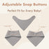 COOROBIN 8 pack-Muslin 100% Baby Bibs, Cotton Baby Bandana Drool Bibs, Ultra Soft & Absorbent for Newborns & Infants