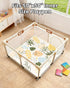 50x50 Tummy Baby Play Mat for Floor, Portable Thickened Foam Playpen Mat, Foldable for Easy to Store, Baby Time