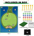 Set 20 TOY Life Golf Chipping Game Golf Sticky Battle Mat with Sticky Balls & Hitting Mat, Fun Backyard Chip Game