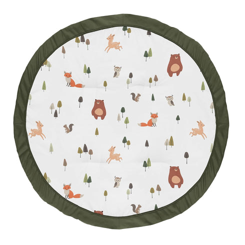 Sweet Jojo Designs Baby Play Mat (Woodland Animals) for Girls and Boys,
