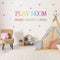 Playroom Wall Decor - Kids Playroom Wall Decals, DIY Stickers for Nursery Decoration, Share Imagine Laugh