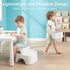 Set(One Maliton Baby Potty Training Seat with Step Stool, Potty Training Toilet for Boys Girls, Anti-Slip Toddler Stool