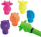 Fun Express Zoo Animal Pencil Top Erasers (Bulk Set of 144) for Teacher Rewards and Party Favors
