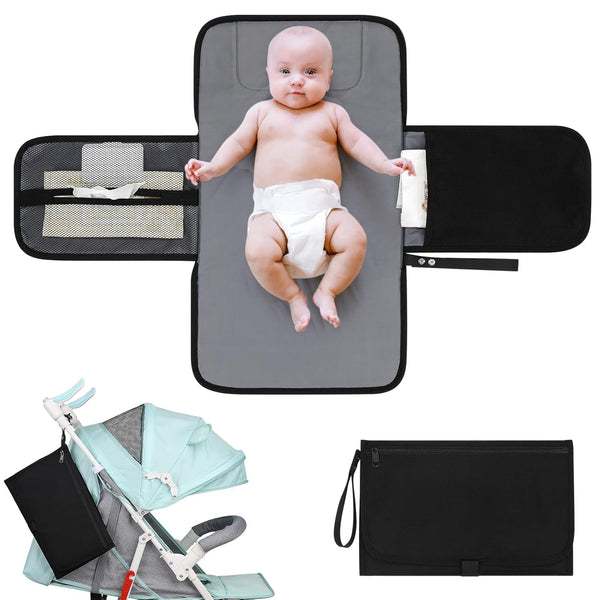 Accmor Portable Diaper Changing Pad, Waterproof Baby Changing Mat, Baby Diaper Changing