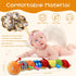Baby Musical Worm Soft Infant Toy, 6 Different Sensory Stuffed Animals for Newborn Toy Tummy Time Gifts