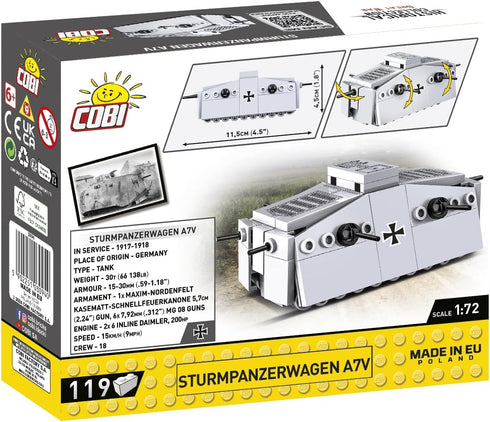 COBI Historical Collection Great War Sturmpanzerwagen A7V Tank