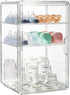 RivuletCore 3-Tier Baby Bottle Organizer, Clear Acrylic Stackable Storage Bins Transparent Plastic Baby