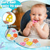 JoiTale Set, Baby Bath Toys, Mould Free Silcone Shape Sorting & Stacking Bath Toy No Hole No Mold Silicone Color