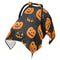 Mazeann Orange Black Pumpkin Halloween Car Seat Cover Baby Breathable Soft Infant Carseat
