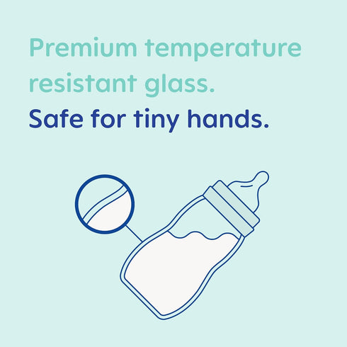 (260 ml, MAM Feel Good Glass Bottle Unisex)