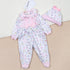 2Pcs Medylove Reborn Baby Dolls Girls Clothes for 16-18 Inch Dolls, Pink Outfit