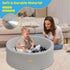 35.4" HARBOLLE Baby Ball Pit Soft Round Memory Foam Ball Pits NOT Included Balls Indoor Outdoor Playpen for Babies