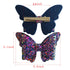 Yazon Baby Girls Glitter Bows Clips - Sparkly Butterfly Hair Clips for Toddler Kids, 8pcs