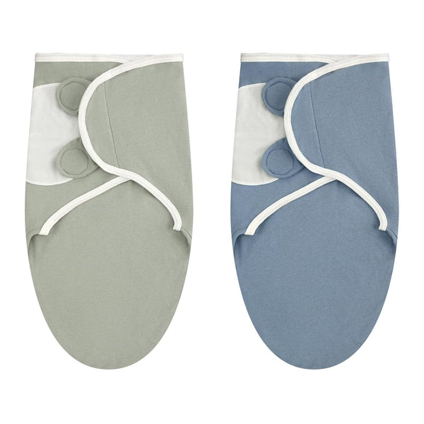 VitalCozy 2 Pcs Preemie Swaddle Preemie Swaddle Wrap Adjustable Blanket Cotton Blanket